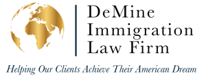 Main DeMine Immigration Law Firm Logo