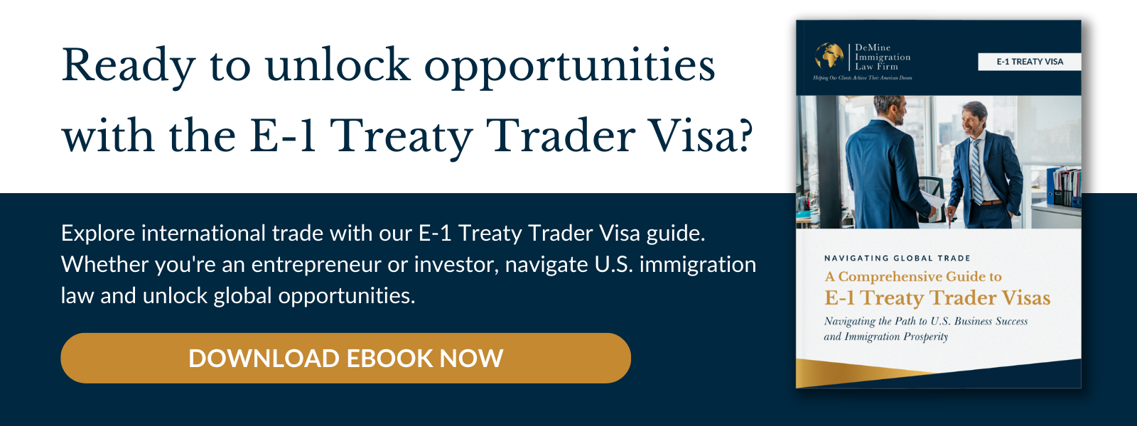 E-1 Visa EBook CTA