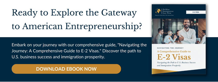 E-2 Visa EBook CTA