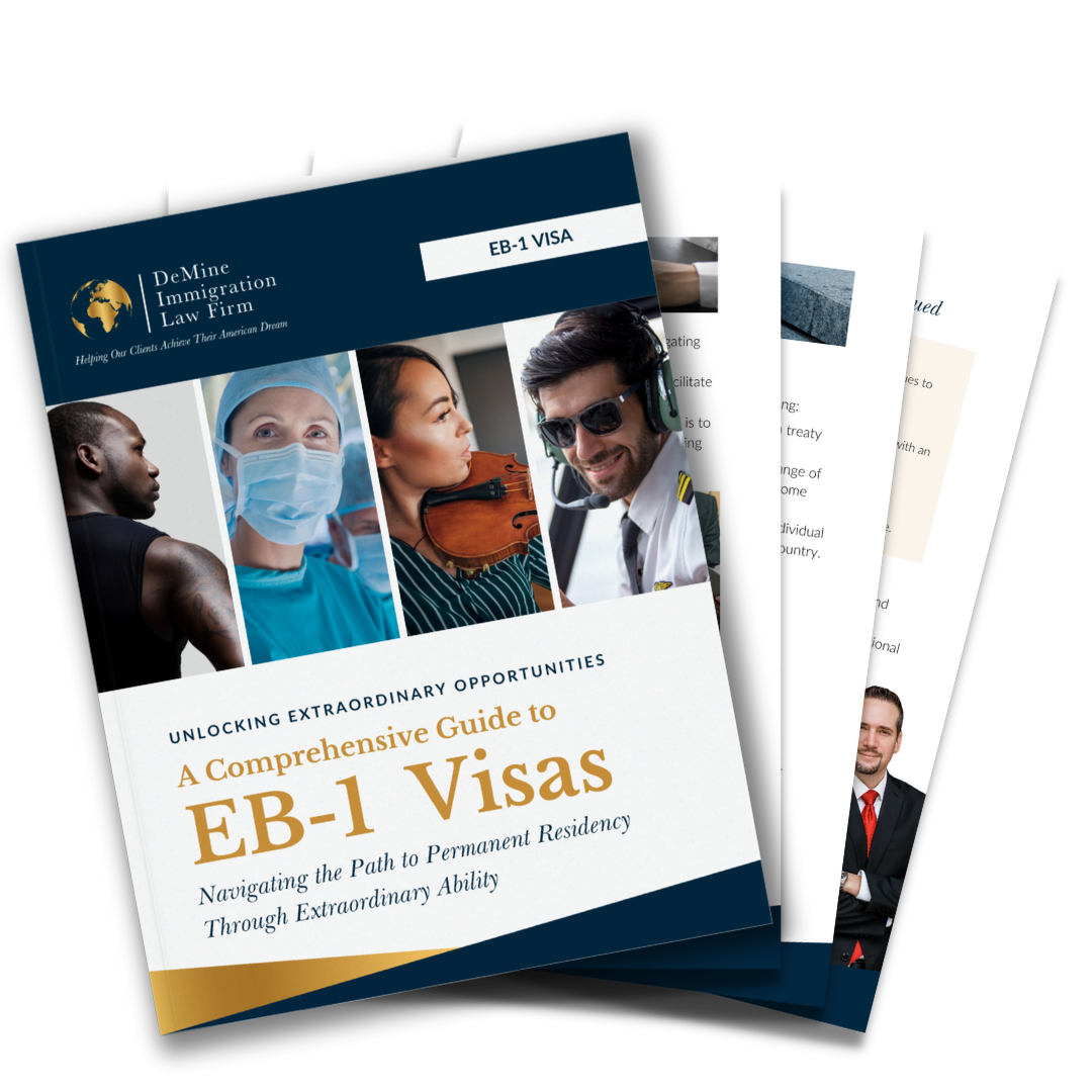 EB-1 Visa EBook Mockup Preview